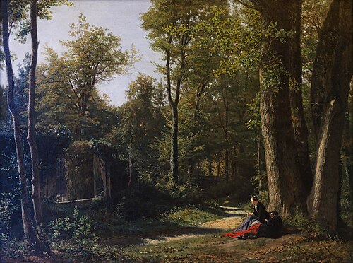 Vue prise à Bellevue près de Meudon, 1852, Édouard Cibot