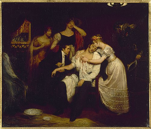 La Mort du Duc de Berry, 1829, Édouard Cibot