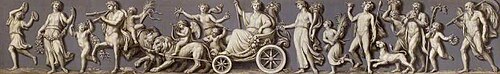 Panel from the Robert Adam Library at Audley End Representing Earth, 1770, Giovanni Battista Cipriani