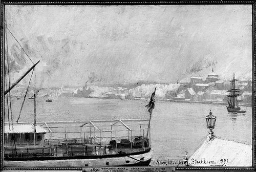 Motif from Stockholm. Winter, 1891, Anna Wengberg