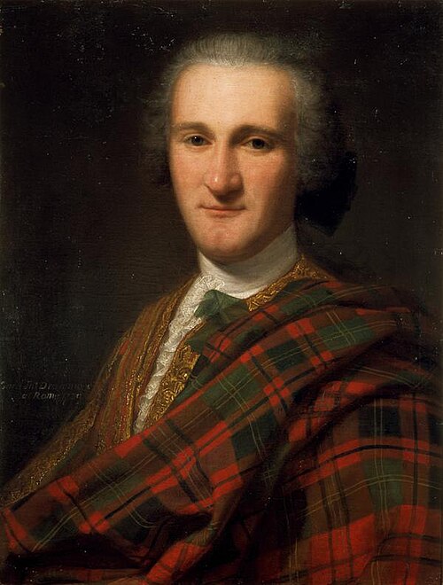 John Drummond, 4th titular Duke of Perth, 1714 - 1747. Jacobite, 1739, Domenico Duprà
