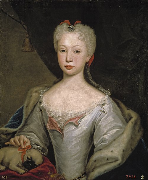 Bárbara de Braganza reina de España, 1725, Domenico Duprà