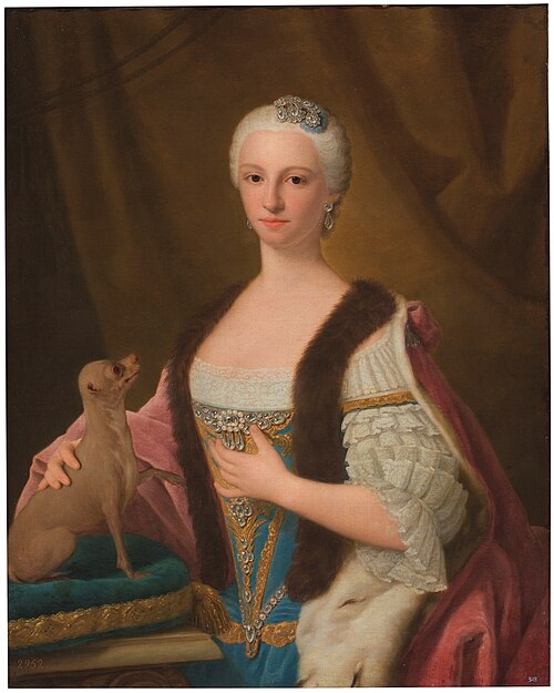 María Antonia Fernanda de España esposa de Vittorio Amadeo III, 1701, Domenico Duprà