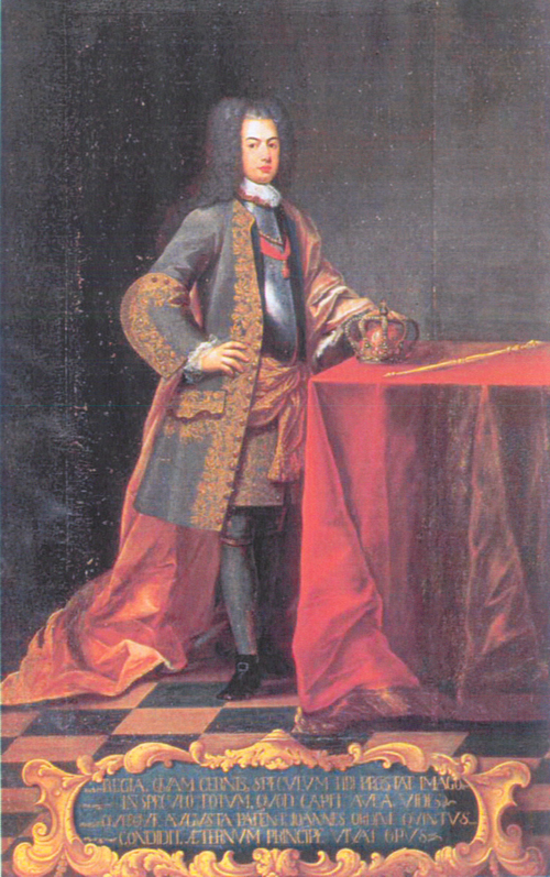 Retrato de D. João V, 1725, Domenico Duprà