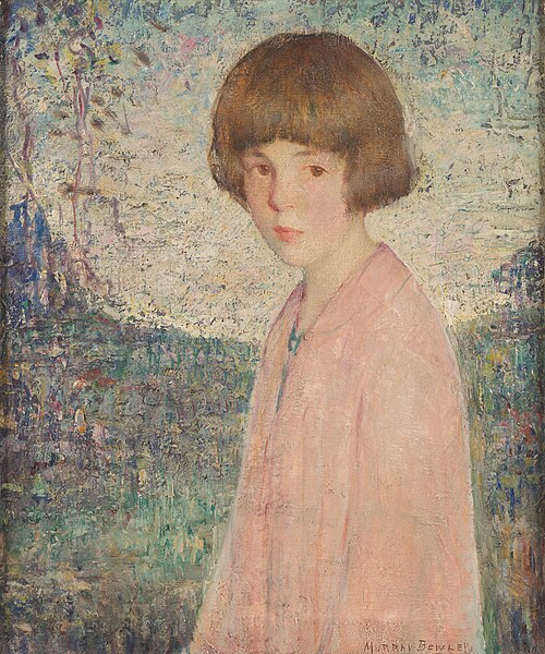 Portrait d'une jeune fille, 1920, Murray Percival Bewley