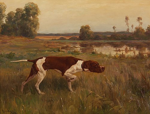Pointer In A Landscape, , Percival Leonard Rosseau