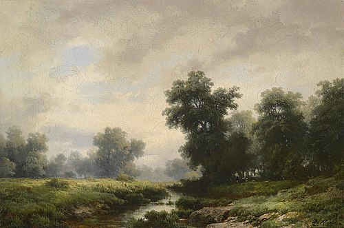 Prater landscape, 1868, Remigius Adrianus Haanen