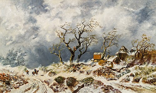 Winter landscape, 1893, Remigius Adrianus Haanen