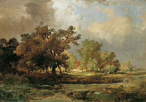 Motiv aus Oosterhout in Holland, , Remigius Adrianus Haanen