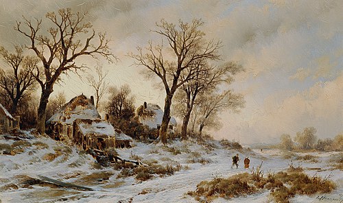 Winterlandschaft, 1870, Remigius Adrianus Haanen