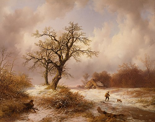 Winterlandschaft, 1853, Remigius Adrianus Haanen