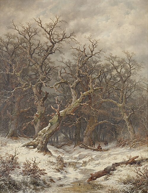 Winter Landscape (Winter Forest), 1883, Remigius Adrianus Haanen