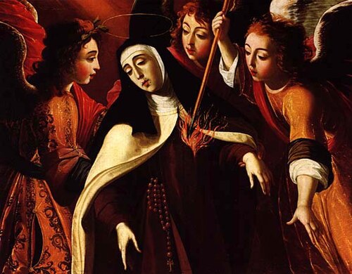 La transverbération de Sainte Thérèse, 1672, Josefa de Óbidos