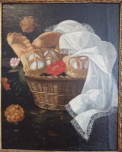 Cesto de bolos e flores, 1700, Josefa de Óbidos