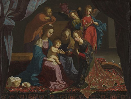 The Mystic Marriage of Saint Catharine, 1647, Josefa de Óbidos