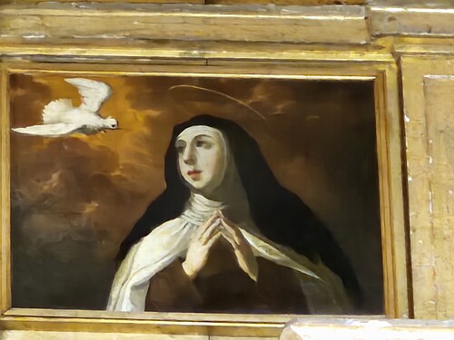 Santa Teresa inspirada pelo Espírito Santo, 1661, Josefa de Óbidos