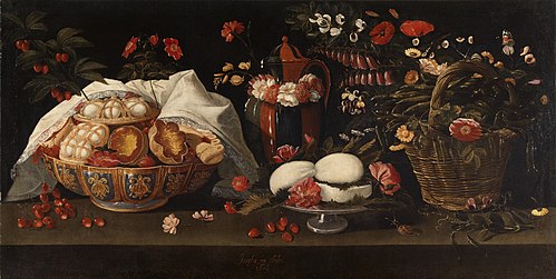 Still Life with Flowers and Sweets, 1676, Josefa de Óbidos