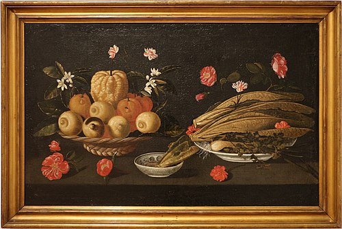 Still life with fruit, vegetables and flowers, 1660, Josefa de Óbidos