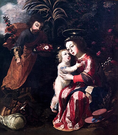 Descanso na Fuga para o Egito, 1676, Josefa de Óbidos