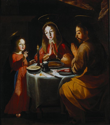 Ceia da Sagrada Família, 1674, Josefa de Óbidos