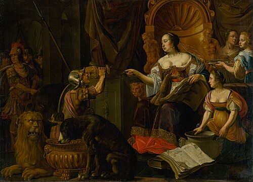 Circe a Odysseova družina, 1650, Christoffel Pierson