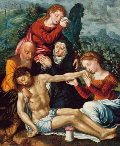 The lamentation of Christ, 1550, Catharina van Hemessen