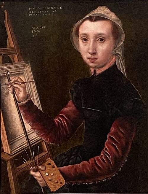 Autoportrait de Catharina van Hemessen (Kunstmuseum Basel), 1548, Catharina van Hemessen