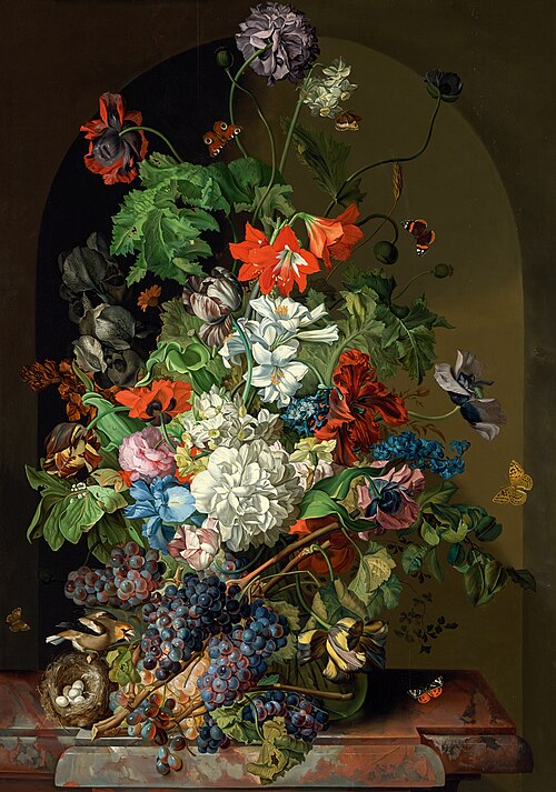 Flower Still Life, 1830, Sebastian Wegmayr