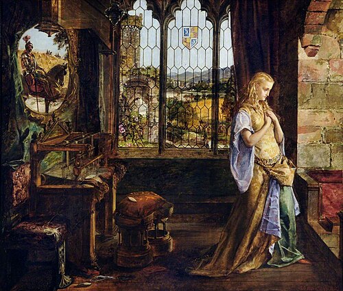 The Lady of Shalott, 1858, William Maw Egley
