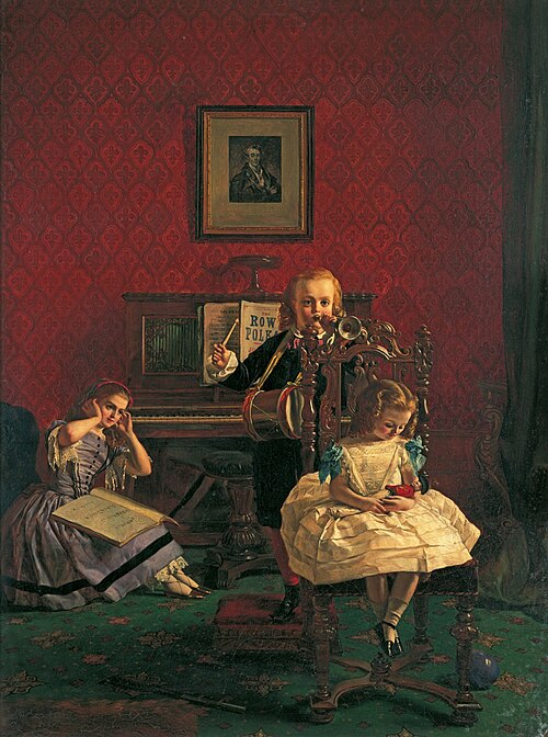 Music Hath Charms, 1861, William Maw Egley