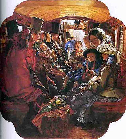 Omnibus Life in London, 1859, William Maw Egley