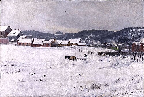 Justisplassen på Galgeberg, 1888, Thorolf Holmboe
