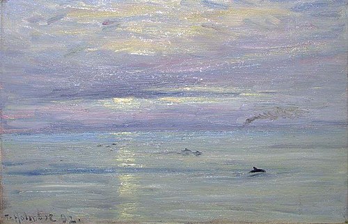 Summer Night on the Sea, 1892, Thorolf Holmboe