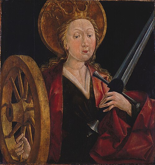Sainte Catherine d'Alexandrie, 1450, Friedrich Pacher