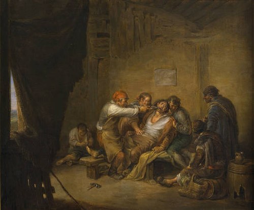 El sacamuelas, 1844, Leonardo Alenza