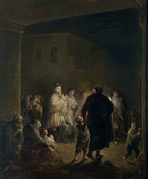 The Viaticum, 1840, Leonardo Alenza