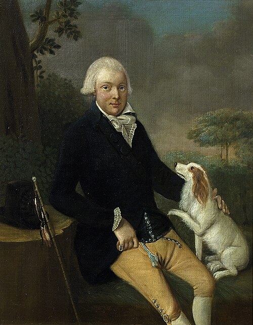 Portrait of an unknown man, 1792, Friedrich Ludwig Hauck