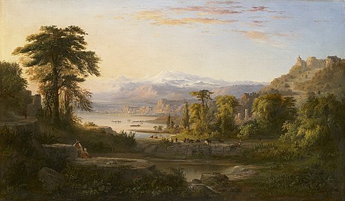 Un Rêve d'Italie, 1865, Robert Scott Duncanson