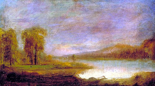 Landscape with Lake, 1864, Robert Scott Duncanson
