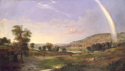 Landscape with Rainbow, 1859, Robert Scott Duncanson
