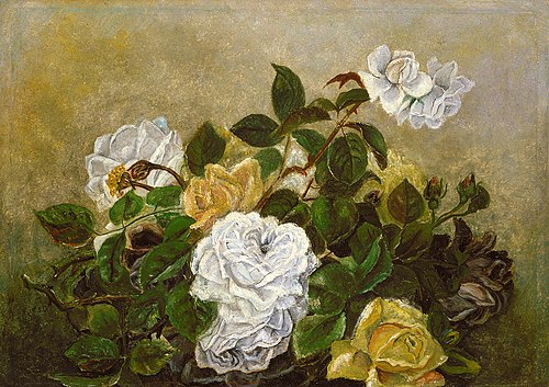Roses, 1842, Robert Scott Duncanson
