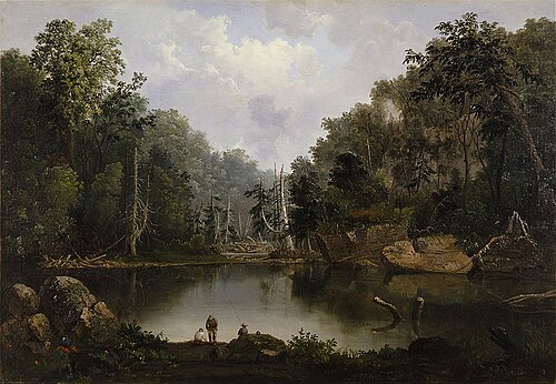 Blue Hole, Flood Waters, Little Miami River, 1851, Robert Scott Duncanson