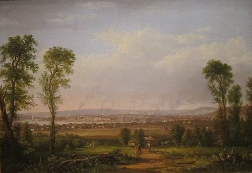 Cincinnati from Covington, Kentucky, 1851, Robert Scott Duncanson