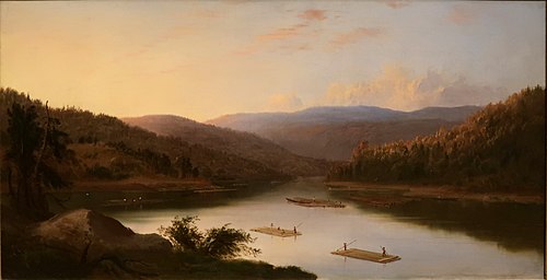 Flat Boat Men, 1865, Robert Scott Duncanson