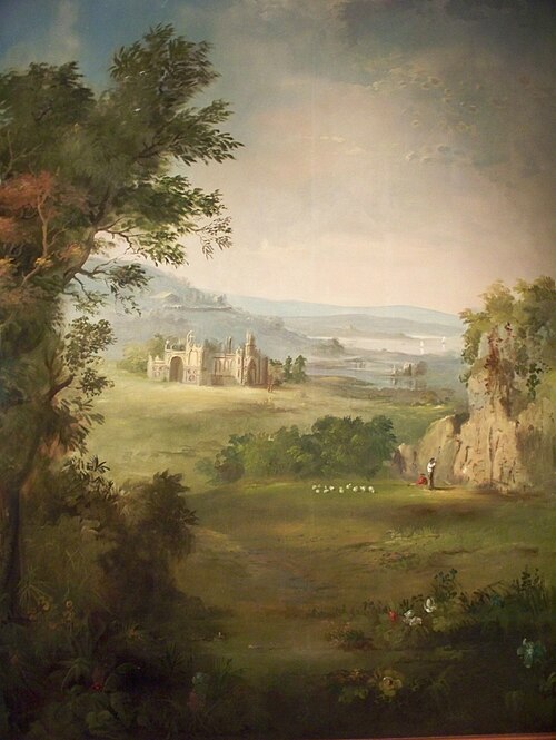 Landscape Mural, 1850, Robert Scott Duncanson