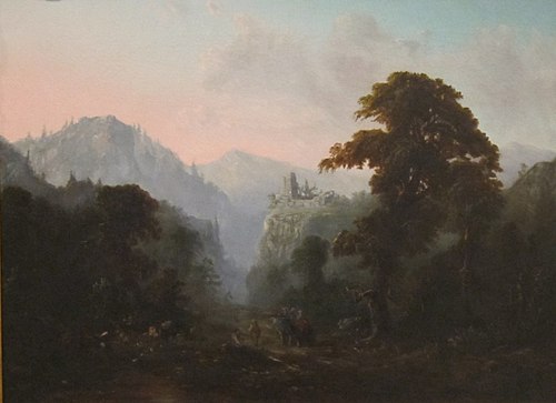 Landscape with Ruin, 1853, Robert Scott Duncanson