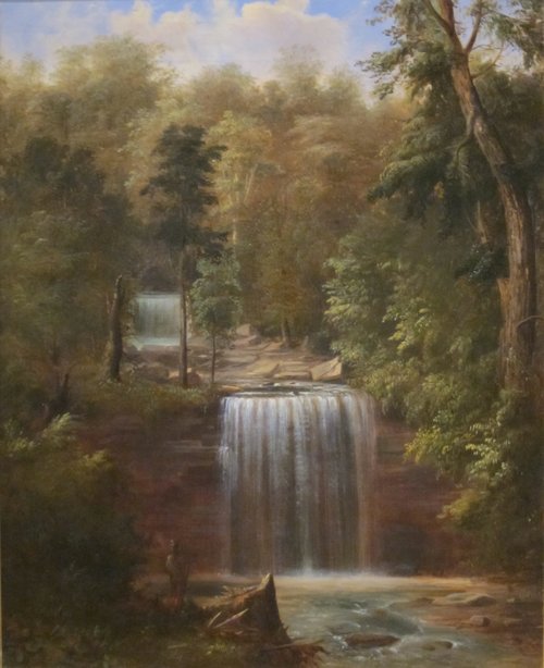 Minneopa Falls, Minnesota, 1862, Robert Scott Duncanson