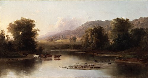 View of the St. Anne's River, 1870, Robert Scott Duncanson