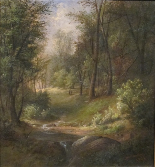 Woodland Pool, 1868, Robert Scott Duncanson