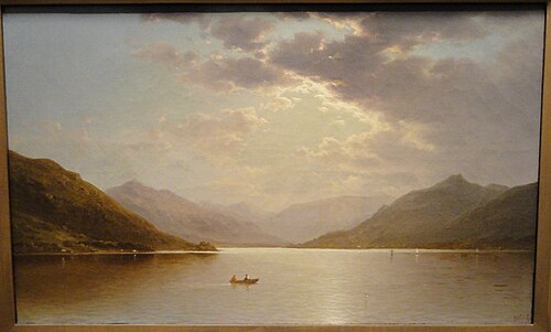 Ullswater, Angleterre, 1867, John William Casilear